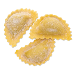 Barquette 350g de mezze lune asperge et buffle Pastificio Marcello – pâtes fraîches artisanales