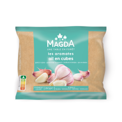 Ail coupé surgelé en cubes 250 g – finement coupé – Magda