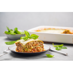 Pâtes à lasagne vertes fraîches 18 x 18 cm – barquette 2 kg – Pastificio Marcello