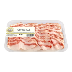 Guanciale tranché Maletti 80g – charcuterie italienne affinée 90 jours