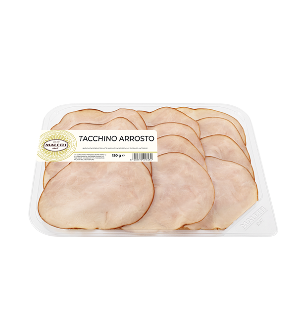 Dinde affinée Maletti 120g tranchée – charcuterie italienne affinée 32 jours