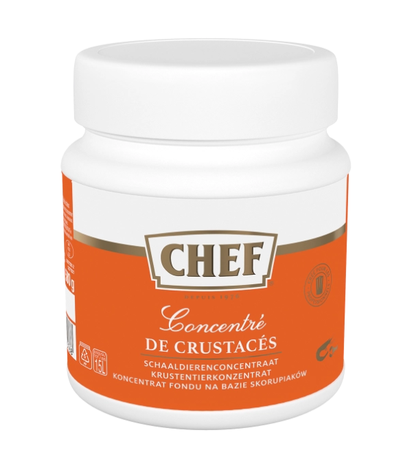 Concentré de crustacés CHEF 580g – base pour sauces et soupes de fruits de mer
