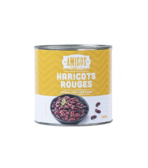 Haricots rouges Amigos boîte 3/1 – légumes secs prêts à l’emploi grand format