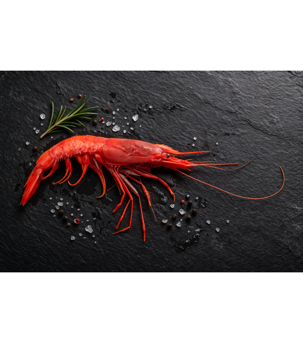 Crevettes rouges Mazara del Vallo surgelées 18/22 Giacalone 1kg – crevettes sauvages premium