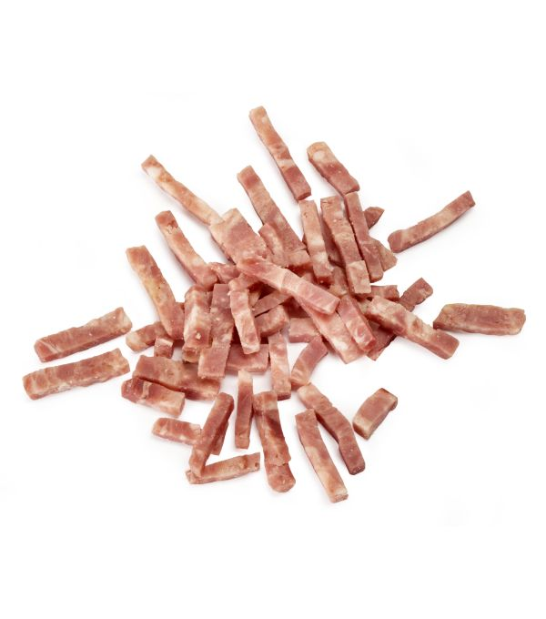Lardons de veau halal surgelés IQF 1kg Salimah – alternative lardons porc