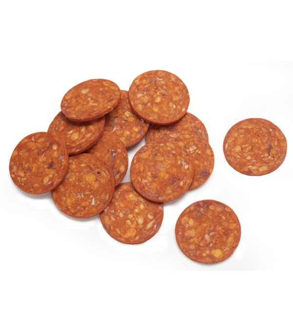 Chorizo bœuf halal tranché IQF surgelé 1kg Salimah – alternative chorizo porc