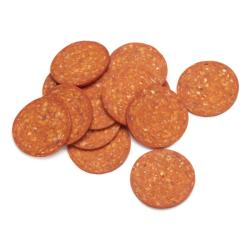 Pepperoni bœuf halal tranché IQF surgelé 1kg Salimah – topping pizza halal