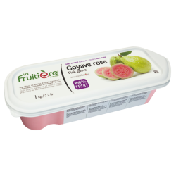 Purée de goyave sans sucre ajouté surgelée La Fruitière 1kg