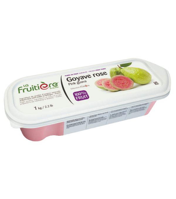 Purée de goyave sans sucre ajouté surgelée La Fruitière 1kg