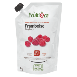 Purée de framboise fraîche La Fruitière 1kg – 100% fruit