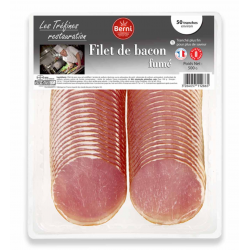 BACON X 50 TRANCHES BERNI - prix grossiste - cash-alimentaire.com
