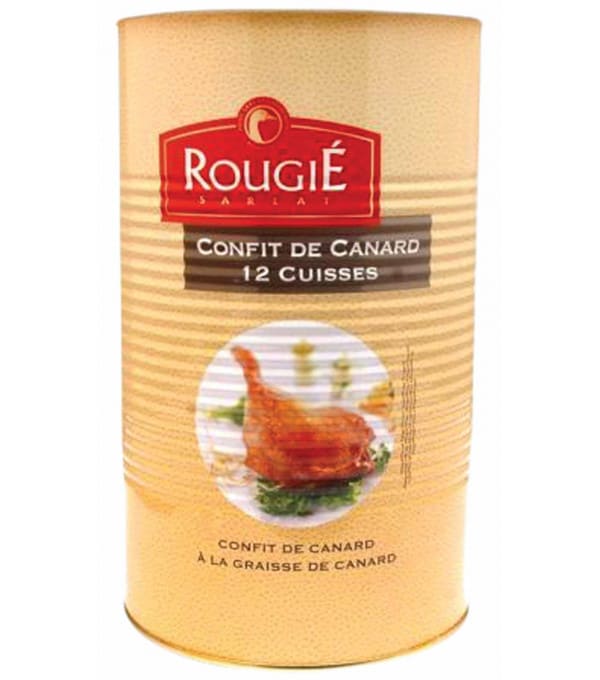 CUISSE DE CANARD CONFITE ROUGIE - prix grossiste - cash-alimentaire.com
