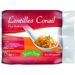 LENTILLES CORAIL ROUGE VIVIEN PAILLE au prix de gros - cash-alimentaire.com
