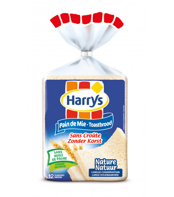 PAIN DE MIE NATURE SANS CROUTE HARRY'S au prix de gros - cash-alimentaire.com
