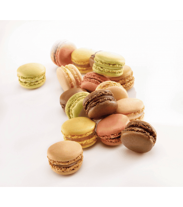 MINI MACARON PUR AMANDE 10GR FOURRE CITRON/CAFE/PIST/CHOCO/FRAMB/VAN X 72 U MINI MACARON PUR AMANDE 10GR FOURRE CITRON/CAFE/PIST/CHOCO/FRAMB/VAN X 72 U