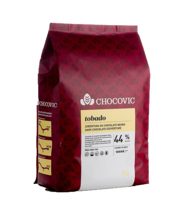 Chocolat 44% cacao drops Chocovic 5kg – chocolat pâtissier en pépites
