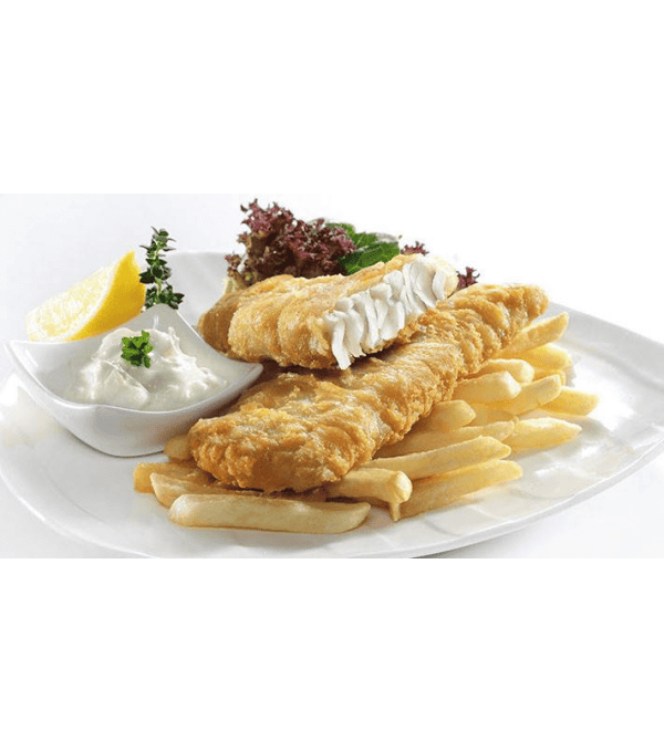 FISH & CHIPS CABILLAUD 120/140GR X 5KG MALAISIE FISH & CHIPS CABILLAUD 120/140GR X 5KG MALAISIE