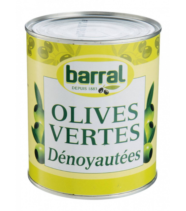 OLIVE VERTE DENOYAUTEE BOITE BARRAL au prix de gros - cash-alimentaire.com
