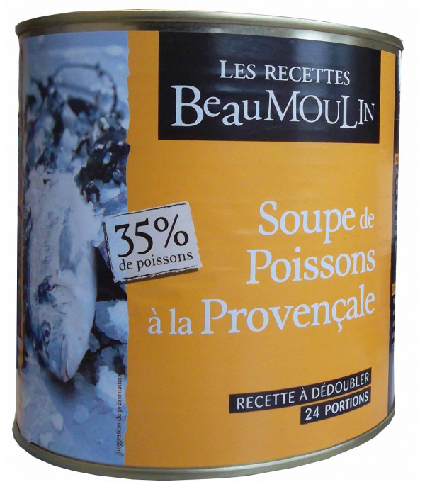 SOUPE DE POISSONS PROVENCALE BT BEAUMOULIN au prix de gros - cash-alimentaire.com
