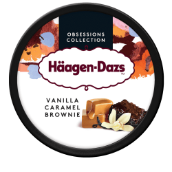 VANILLE CARAMEL BROWNIES MORCEAUX HAAGEN-DAZS - prix grossiste - cash-alimentaire.com
