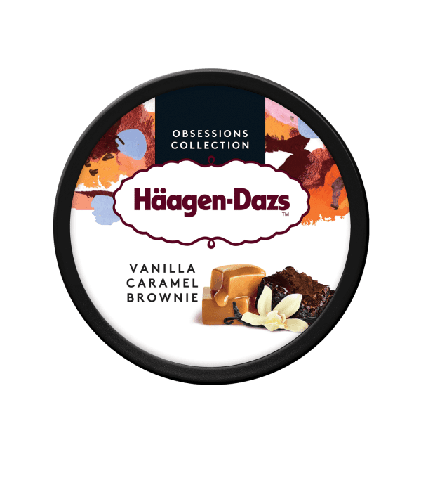 VANILLE CARAMEL BROWNIES MORCEAUX HAAGEN-DAZS - prix grossiste - cash-alimentaire.com
