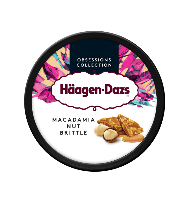 MACADAMIA NUT BRITTLE HAAGEN-DAZS - prix grossiste - cash-alimentaire.com
