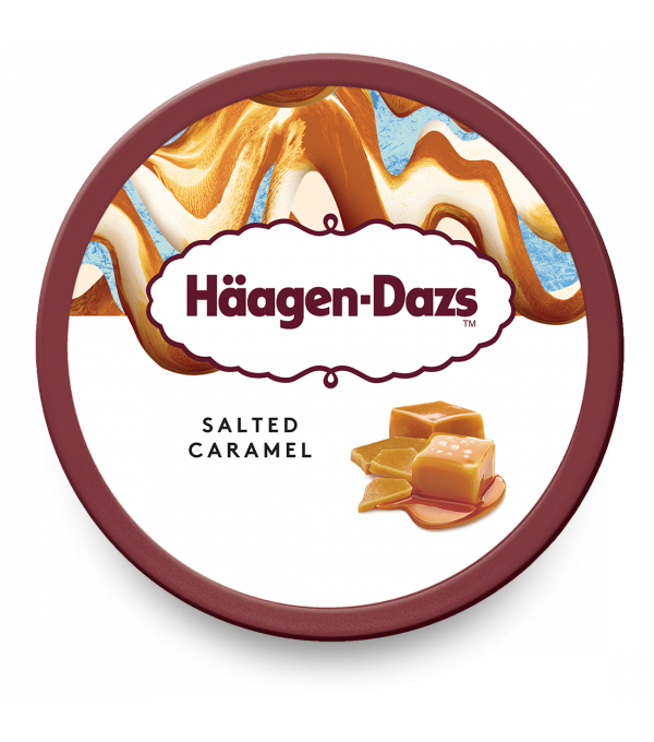 CARAMEL AU BEURRE SALE HAAGEN-DAZS - prix grossiste - cash-alimentaire.com
