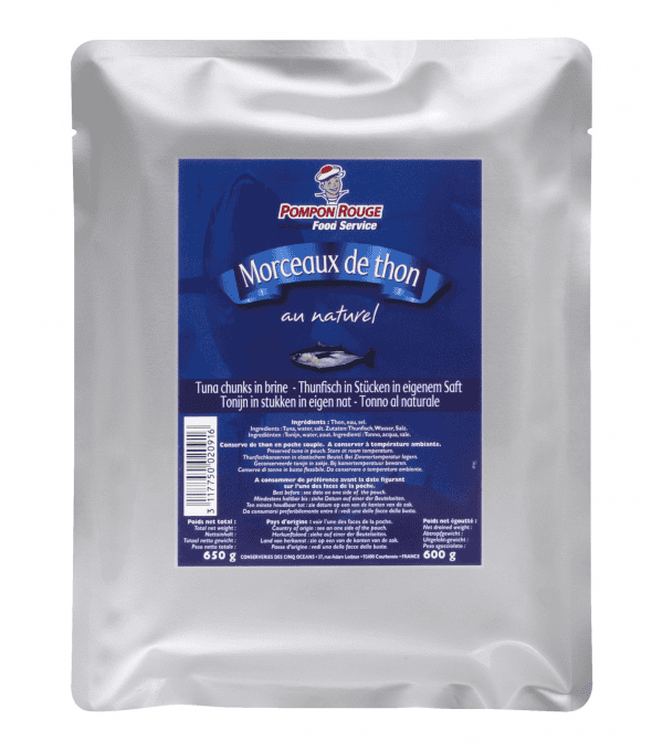 THON MORCEAUX NATUREL PNE 600GR LA POCHE THON MORCEAUX NATUREL PNE 600GR LA POCHE