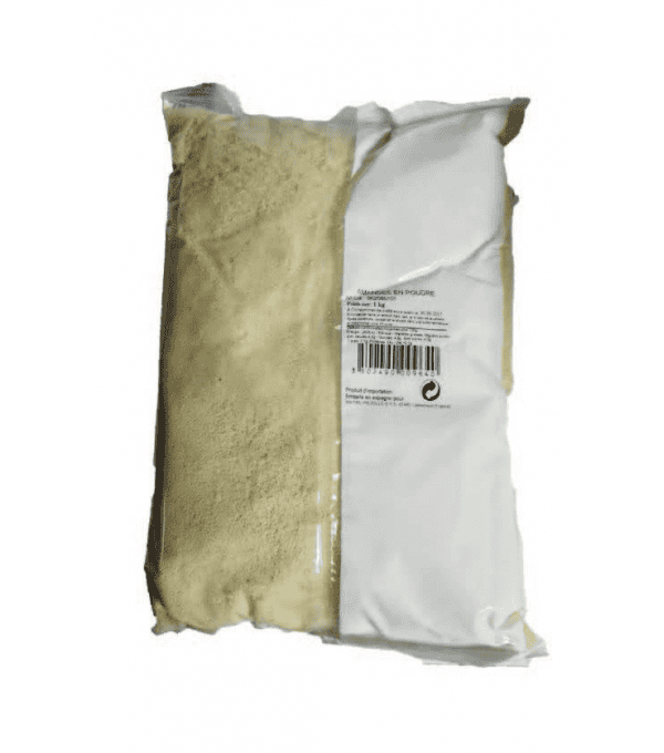 AMANDE POUDRE BLANCHE 100% SACHET 1KG AMANDE POUDRE BLANCHE 100% SACHET 1KG