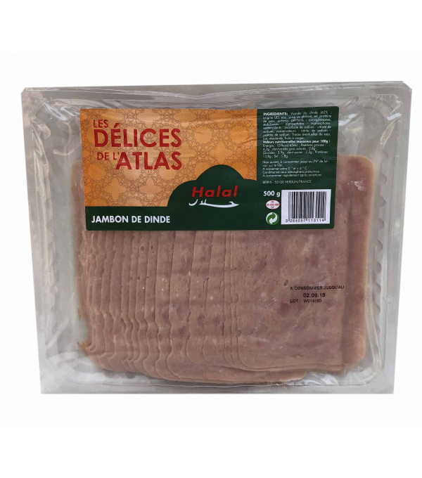 JAMBON DE DINDE DELICES DE ATLA - prix grossiste - cash-alimentaire.com
