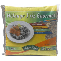 RIZ 3 MELANGES GOURMET VIVIEN PAILLE au prix de gros - cash-alimentaire.com
