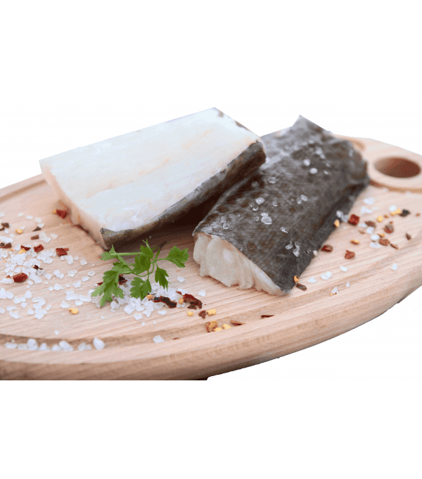DOS CABILLAUD 200/250 AVEC PEAU ESPAGNE CARTON VRAC 6KG DOS CABILLAUD 200/250 AVEC PEAU ESPAGNE CARTON VRAC 6KG