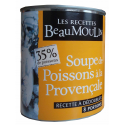 SOUPE DE POISSONS PROVENCALE BEAUMOULIN au prix de gros - cash-alimentaire.com
