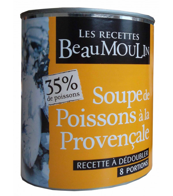 SOUPE DE POISSONS PROVENCALE BEAUMOULIN au prix de gros - cash-alimentaire.com
