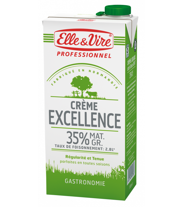 Crème Liquide UHT 35% 1 L Lescure. - Autre