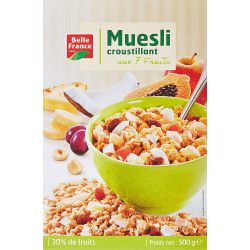 MUESLI AUX FRUITS BELLE FRANCE au prix de gros - cash-alimentaire.com
