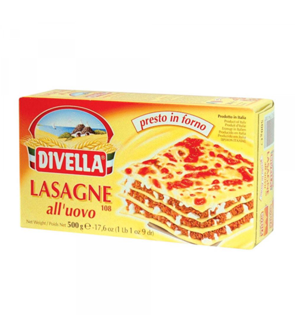 LASAGNE AUX OEUFS DIVELLA au prix de gros - cash-alimentaire.com
