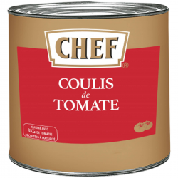 COULIS DE TOMATE CHEF au prix de gros - cash-alimentaire.com
