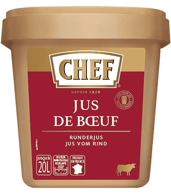 JUS DE BOEUF (20L) BOITE 600GR JUS DE BOEUF (20L) BOITE 600GR