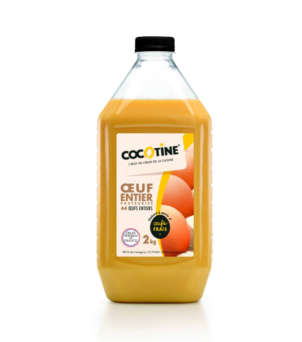 OEUF ENTIER LIQUIDE BIDON COCOTINE - prix grossiste - cash-alimentaire.com
