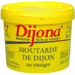 Moutarde de Dijon Dijona seau 5kg – condiment professionnel restauration