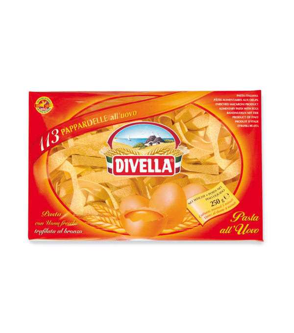 PAPPARDELLE AUX OEUFS DIVELLA au prix de gros - cash-alimentaire.com
PAPPARDELLE AUX OEUFS DIVELLA au prix de gros - cash-alimentaire.com