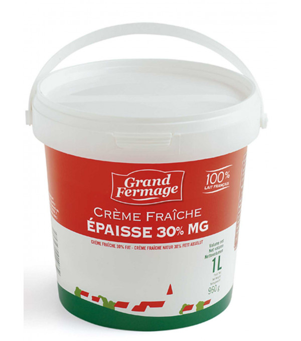 CREME FRAICHE EPAISSE POT GRAND FERMAGE - prix grossiste - cash-alimentaire.com