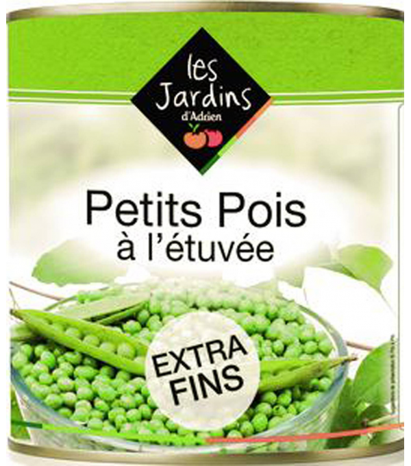 PETITS POIS TRES FINS ETUVES JARDINS ADRIEN au prix de gros - cash-alimentaire.com
