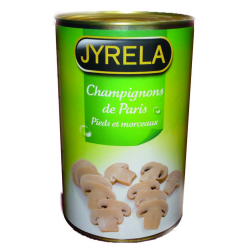 CHAMPIGNON PARIS PIEDS MORCEAUX JYRELA au prix de gros - cash-alimentaire.com