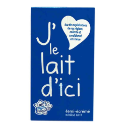 LAIT DEMI ECREME LAIT D ICI - prix grossiste - cash-alimentaire.com