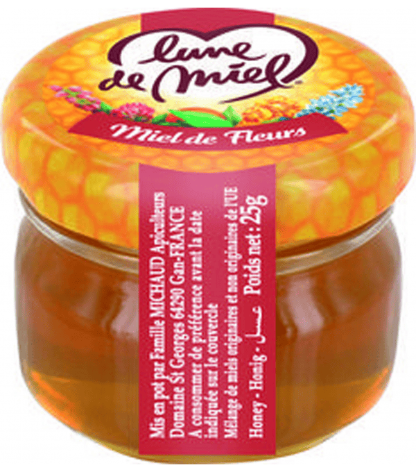 MIEL LIQUIDE POT VERRE 25GR X 48U. LE CT MIEL LIQUIDE POT VERRE 25GR X 48U. LE CT
