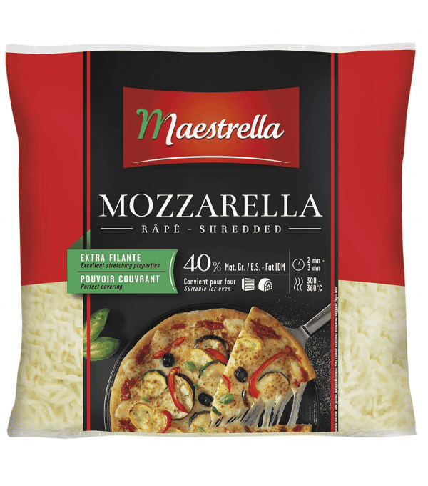 MOZZARELLA RAPEE SACHET 2.5KG X 4 U CT 40% MG MOZZARELLA RAPEE SACHET 2.5KG X 4 U CT 40% MG