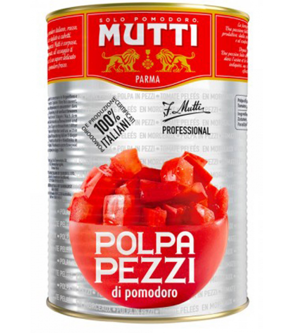 TOMATE CONCASSEE MORCEAUX MUTTI au prix de gros - cash-alimentaire.com
