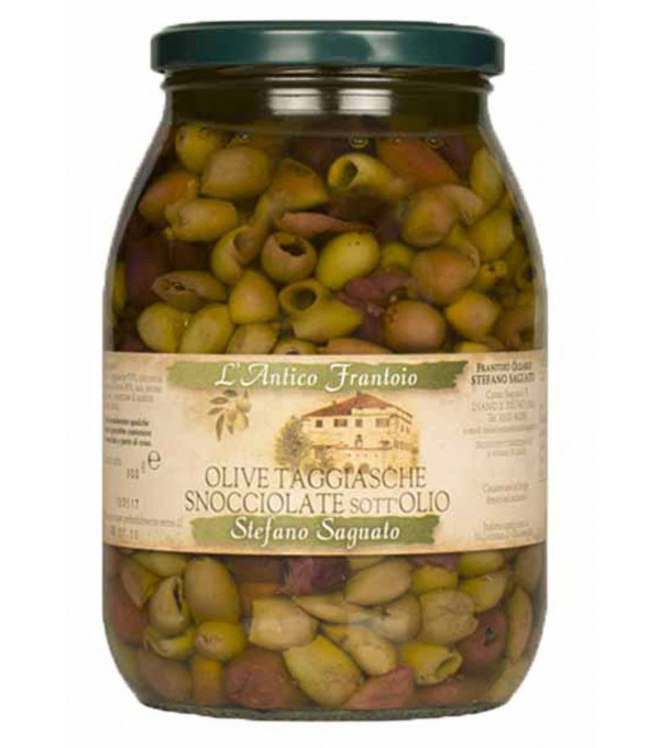 OLIVE TAGGIASCHE HUILE OLIVE DENOYAUTEE BOCAL SAGUATO au prix de gros - cash-alimentaire.com
